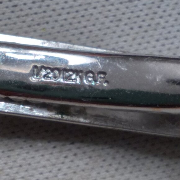 Tie Clasps Vintage Lot of 5 (1 stamped G.F.) - Picture 6 of 7